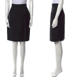 Moschino Cheap And Chic Pencil Skirt SZ 8 Black Knee-length